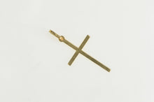 Load image into Gallery viewer, 14K Simple Cross Christian Faith Symbol Charm/Pendant Yellow Gold