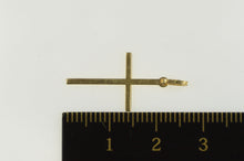 Load image into Gallery viewer, 14K Simple Cross Christian Faith Symbol Charm/Pendant Yellow Gold