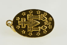 Load image into Gallery viewer, 14K Jesus Christ Christian Virgin Mother Mary Charm/Pendant Yellow Gold
