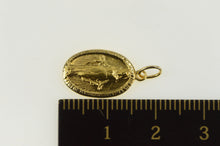 Load image into Gallery viewer, 14K Jesus Christ Christian Virgin Mother Mary Charm/Pendant Yellow Gold