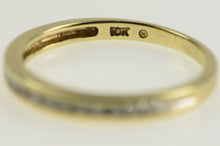 Load image into Gallery viewer, 10K Round Brilliant Cut Diamond Wedding Band Ring Yellow Gold