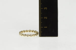 14K Pandora Alluring Brilliant Eternity CZ Band Ring Yellow Gold