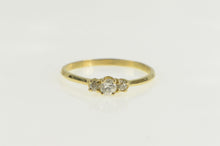 Load image into Gallery viewer, 14K 0.40 Ctw Diamond Three Stone Engagement Ring Yellow Gold