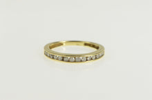 Load image into Gallery viewer, 10K 0.35 Ctw Diamond Channel Wedding Band Ring Yellow Gold