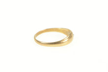 Load image into Gallery viewer, 10K Victorian Diamond Inset Rounded Child&#39;s Ring Yellow Gold