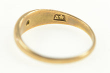 Load image into Gallery viewer, 10K Victorian Diamond Inset Rounded Child&#39;s Ring Yellow Gold