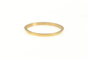 14K 1.3mm Vintage NOS 1950's Stackable Band Ring Yellow Gold