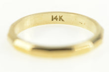 Load image into Gallery viewer, 14K Squared Pattern 2.5mm Stackable Band Ring Yellow Gold
