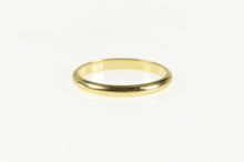 Load image into Gallery viewer, 14K 2.5mm Classic Rounded Simple Wedding Band Ring Yellow Gold