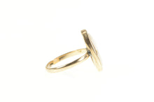 Load image into Gallery viewer, 10K Carved Shell Cameo Ornate Victorian Statement Ring Yellow Gold