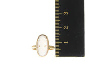 Load image into Gallery viewer, 10K Carved Shell Cameo Ornate Victorian Statement Ring Yellow Gold