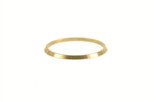 14K Vintage NOS 1950's Simple Stackable Band Ring Yellow Gold