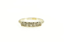 Load image into Gallery viewer, 14K Vintage NOS 1950&#39;s Wedding Band Setting Ring White Gold