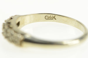 14K Vintage NOS 1950's Wedding Band Setting Ring White Gold