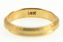 Load image into Gallery viewer, 14K Grooved 3.5mm Vintage NOS 1950&#39;s Band Ring Yellow Gold