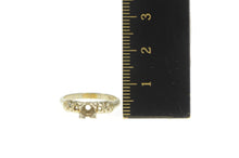 Load image into Gallery viewer, 14K Vintage NOS 1950&#39;s 3.75mm Engagement Setting Ring White Gold