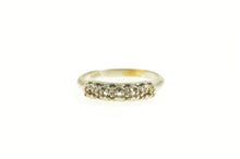 Load image into Gallery viewer, 14K Wedding Band Setting Vintage NOS 1950&#39;s Ring White Gold