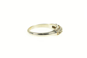 14K Wedding Band Setting Vintage NOS 1950's Ring White Gold