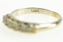 Load image into Gallery viewer, 14K Wedding Band Setting Vintage NOS 1950&#39;s Ring White Gold