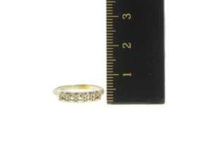 14K Wedding Band Setting Vintage NOS 1950's Ring White Gold