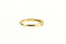 Load image into Gallery viewer, 14K Squared Simple Retro Classic Wedding Band Ring Yellow Gold