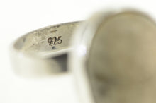 Load image into Gallery viewer, Sterling Silver Sand Dollar Cabochon Beach Ocean Motif Ring