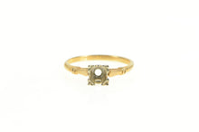 Load image into Gallery viewer, 14K Vintage NOS 1950&#39;s 4.4mm Engagement Setting Ring Yellow Gold