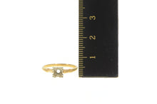 Load image into Gallery viewer, 14K Vintage NOS 1950&#39;s 4.4mm Engagement Setting Ring Yellow Gold