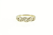 Load image into Gallery viewer, 14K Vintage NOS 1950&#39;s Wavy Wedding Band Setting Ring White Gold