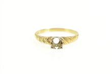 Load image into Gallery viewer, 14K 4.1mm Vintage NOS 1950&#39;s Engagement Setting Ring Yellow Gold