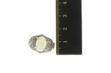 Load image into Gallery viewer, Sterling Silver Natural Opal Ornate Filigree Statement Ring