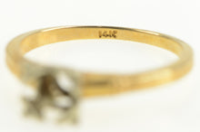 Load image into Gallery viewer, 14K 4.9mm Vintage NOS 1950&#39;s Engagement Setting Ring Yellow Gold