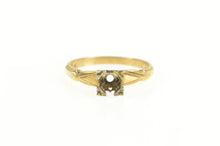 Load image into Gallery viewer, 14K 4.0mm Vintage NOS 1950&#39;s Engagement Setting Ring Yellow Gold