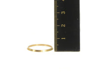 Load image into Gallery viewer, 14K 1.3mm Vintage NOS 1950&#39;s Simple Band Ring Yellow Gold