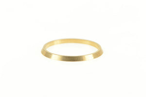14K 1.4mm Simple Classic Vintage NOS 1950's Band Ring Yellow Gold