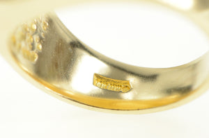 14K 1987 1/10th Oz Double Eagle $10 Coin Nugget Ring Yellow Gold