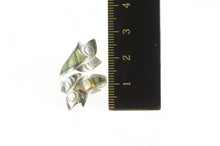 Load image into Gallery viewer, Sterling Silver Abalone Sea Shell Wrap Bypass Statement Ring