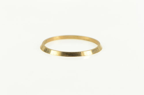 14K 1.3mm Simple Stackable Vintage NOS 1950's Ring Yellow Gold