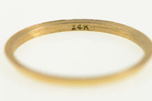 Load image into Gallery viewer, 14K 1.3mm Simple Stackable Vintage NOS 1950&#39;s Ring Yellow Gold