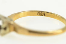 Load image into Gallery viewer, 14K 4.4mm Vintage NOS 1950&#39;s Engagement Setting Ring Yellow Gold