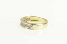 Load image into Gallery viewer, 14K Diamond Classic Simple Wedding Band Ring Yellow Gold