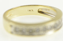 Load image into Gallery viewer, 14K Diamond Classic Simple Wedding Band Ring Yellow Gold