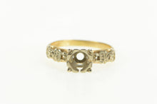 Load image into Gallery viewer, 14K 4.9mm Setting Vintage NOS 1950&#39;s Engagement Ring Yellow Gold