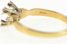 Load image into Gallery viewer, 14K Vintage NOS 1950&#39;s 5.4mm Engagement Setting Ring Yellow Gold