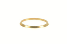 Load image into Gallery viewer, 14K 1.3mm Simple Vintage NOS 1950&#39;s Plain Band Ring Yellow Gold