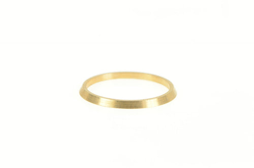 14K 1.3mm Simple Vintage NOS 1950's Stackable Ring Yellow Gold