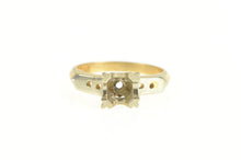 Load image into Gallery viewer, 14K 5.1mm Vintage NOS 1950&#39;s Engagement Setting Ring Yellow Gold