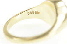 Load image into Gallery viewer, 14K Embossed Horse Signet Wax Seal Equestrian Ring Yellow Gold