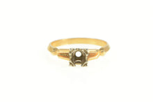 Load image into Gallery viewer, 14K 4.4mm Vintage NOS 1950&#39;s Engagement Setting Ring Yellow Gold