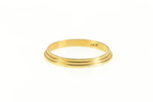 Load image into Gallery viewer, 14K 2.2mm Grooved Vintage NOS 1950&#39;s Simple Band Ring Yellow Gold